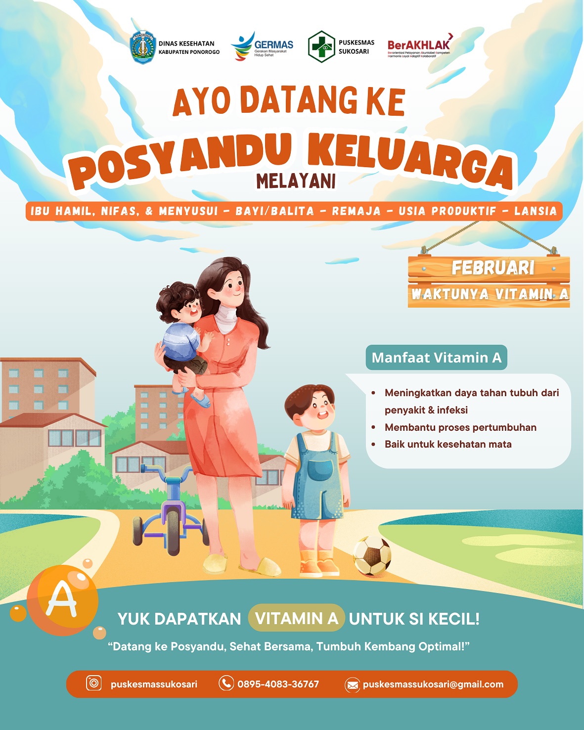 Yuk datang ke Posyandu Keluarga ingat Vitamin A - (Ada 1 foto)