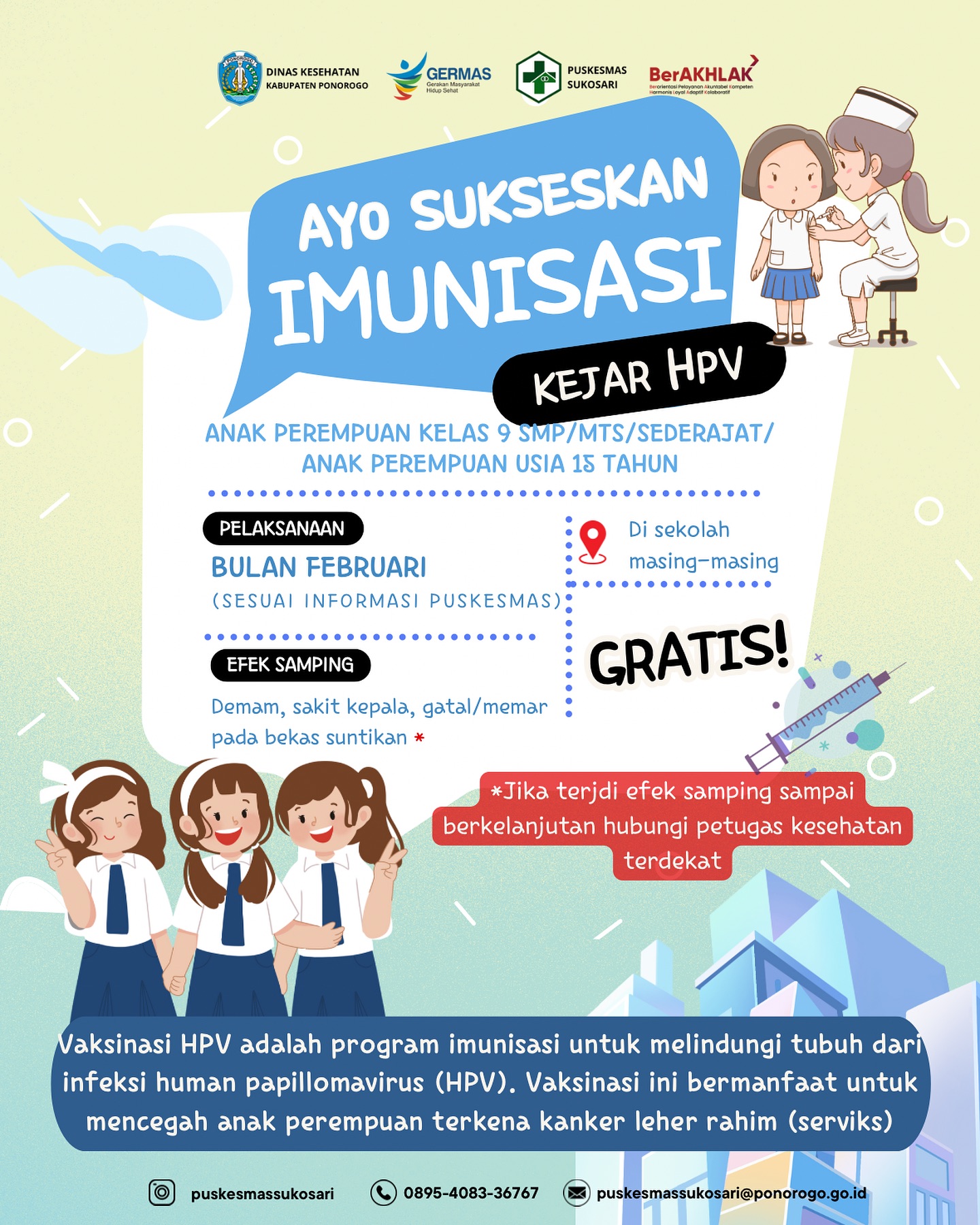 Ayo Sukseskan Imunisasi - (Ada 0 foto)